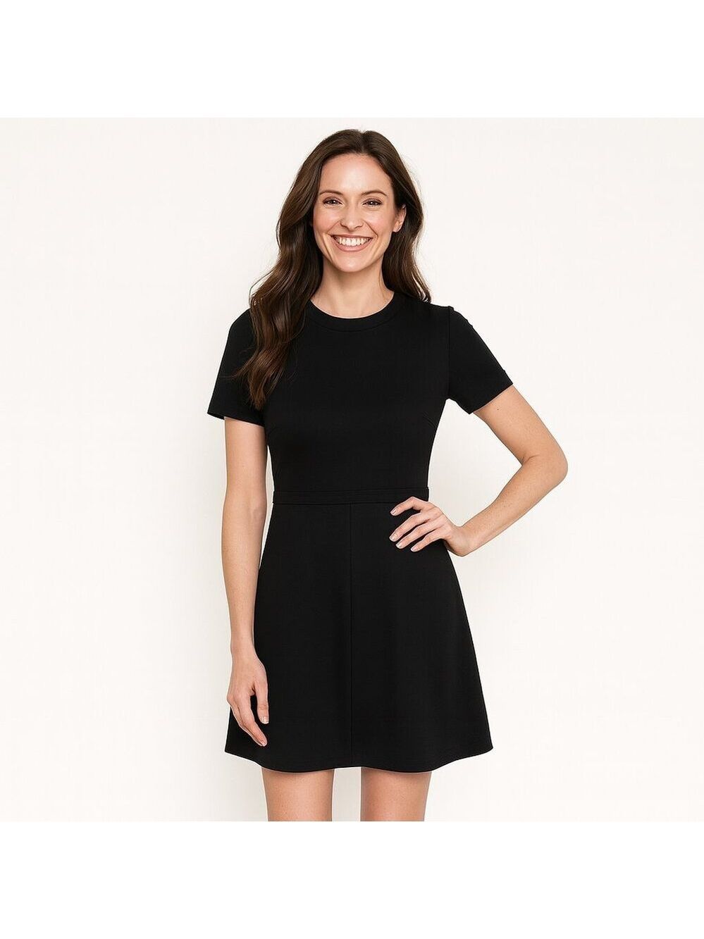 Draper James Black Midi Dress Size M Sleeveless Classic Fit Casualcore Chiccore